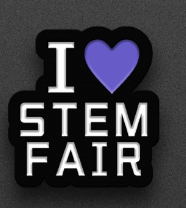 I ❤️ STEM Fair Pins